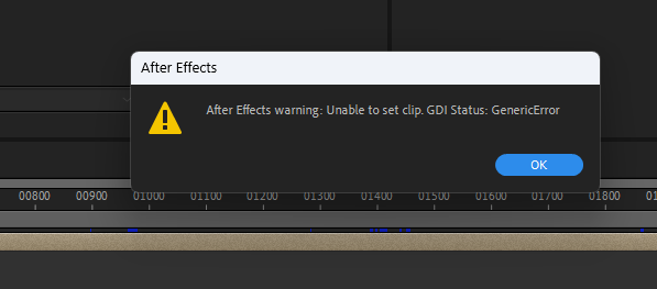 Solved: Error Message Unable To Set Clip. GDI Status: Gene... - Adobe ...