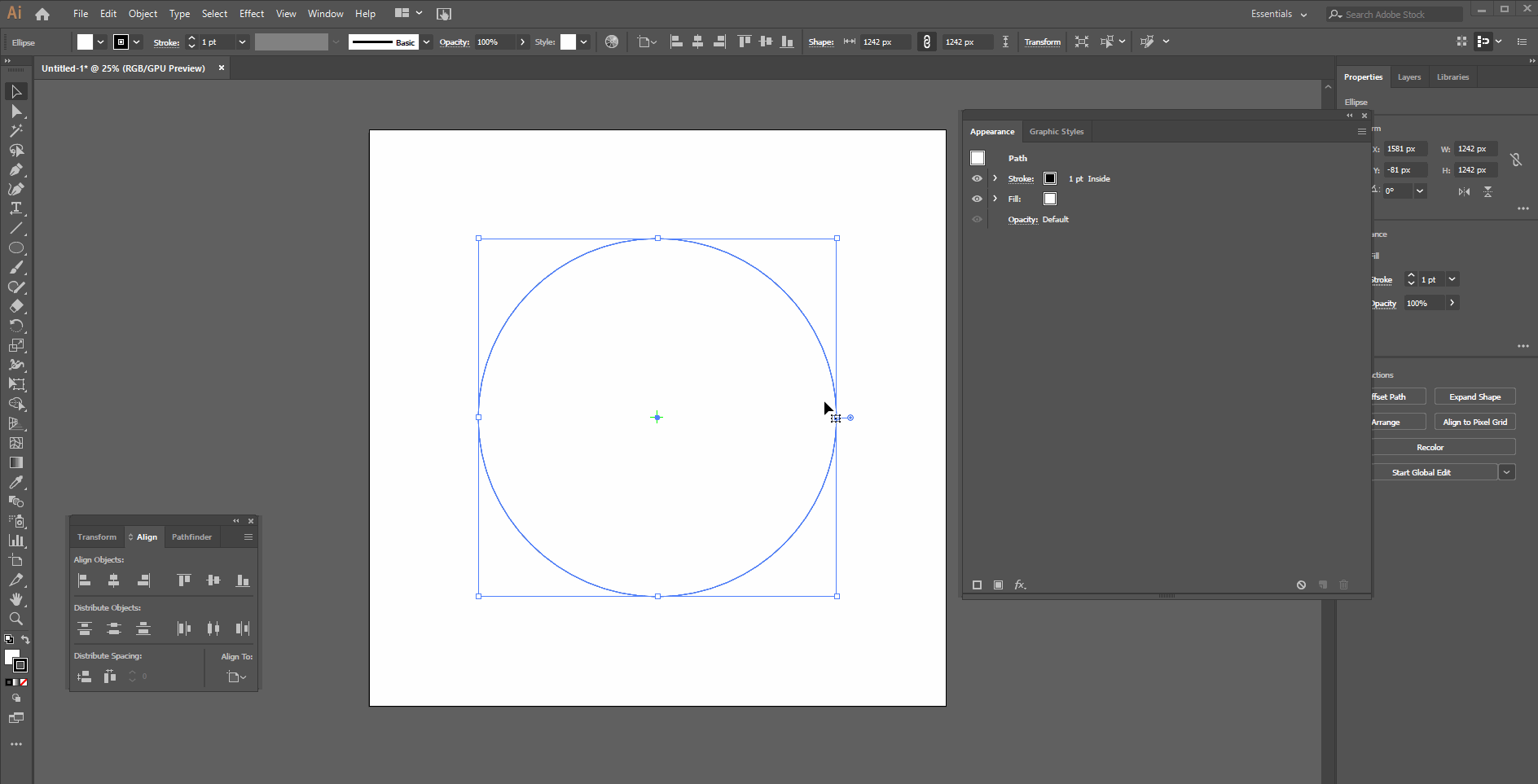 Expand appearance greyed out in Illustrator - Adobe Community - 10617183