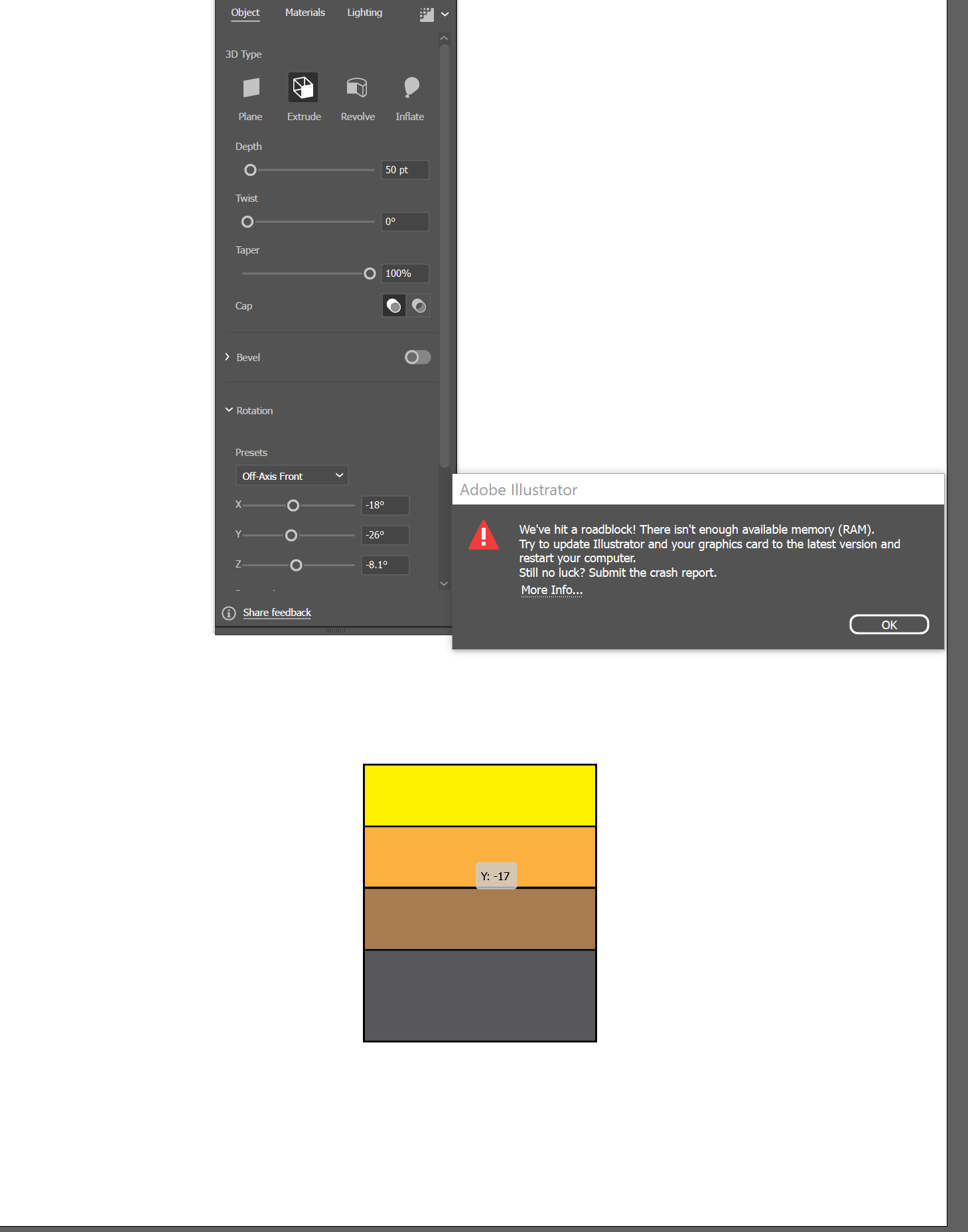 I got this error in an attempt to use 3D (Classic)... - Adobe Community ...