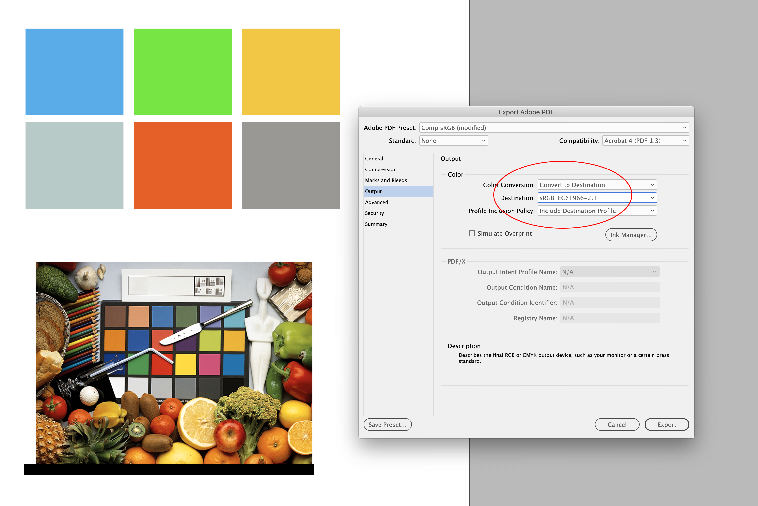 Solved: Color Management issue from InDesign to Acrobat - Adobe Product ...