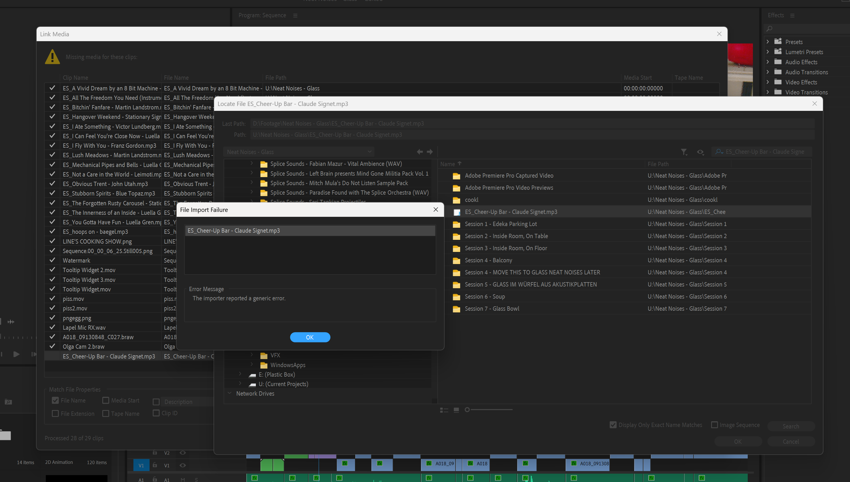 Premiere doesn't recognize a generic mp3 file afte... Adobe Community