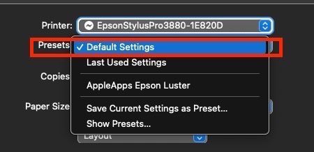 EpsonDropdownPreset