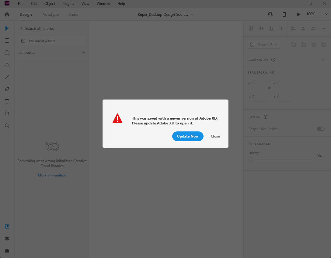 file-not-opening-in-adobe-xd-after-updating-still-adobe-support