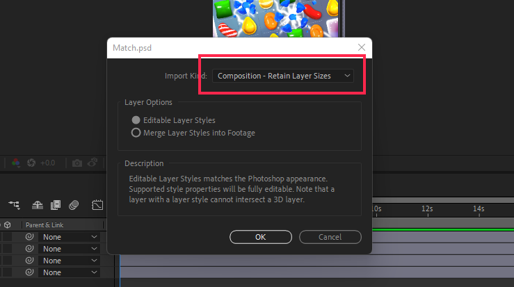 Retain layer size using after effects script - Adobe Community - 13574991