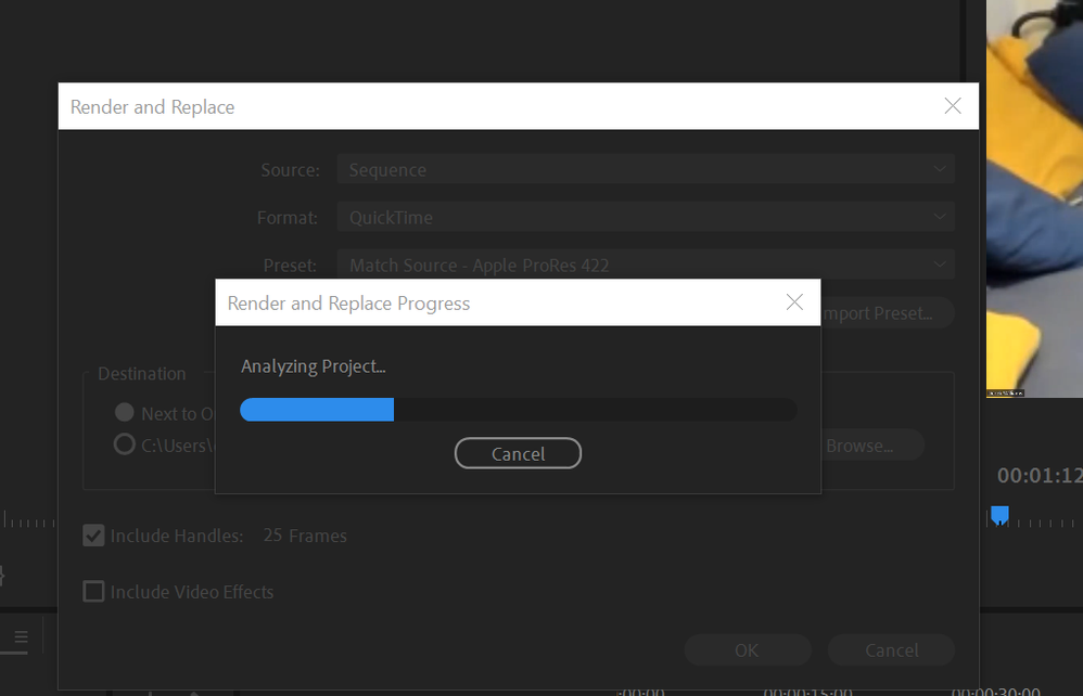 Adobe Premiere Pro Render & Replace starting.PNG