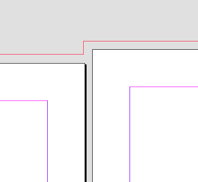 pages too close together (also different y-value cause staircase)