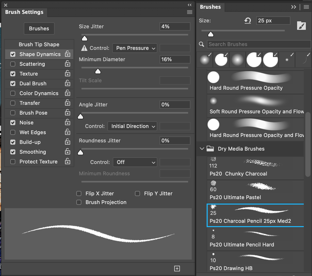 Solved: Photoshop (custom) brushes no longer have preview ... - Adobe ...