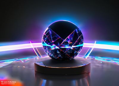 Firefly_Crystal+ball, rough, composition, neon light rays background, 3d render_photo,3d,beautiful,studio_light,hyper_realistic_98702.jpg