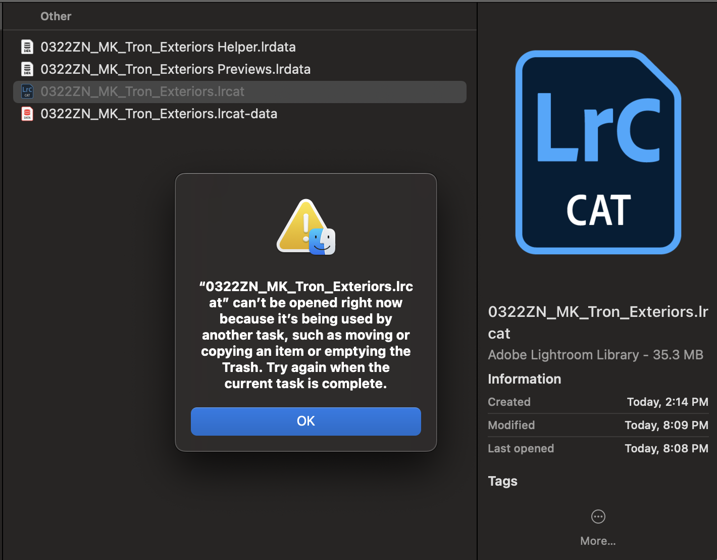 Lightroom catalogs files are greyed out and cannot... Adobe Community