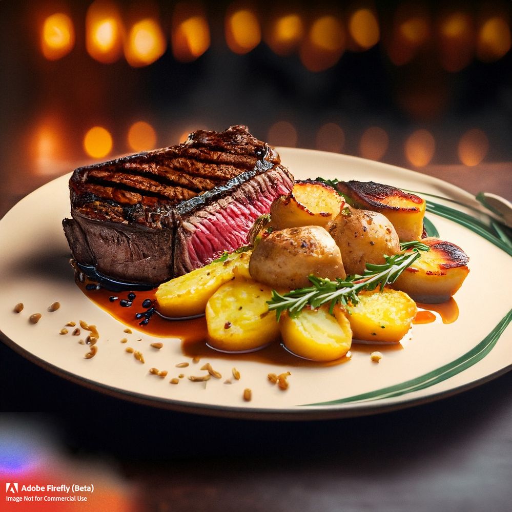 Firefly_steak+with potatoes, Restaurant background, dimm light_art_24882.jpg