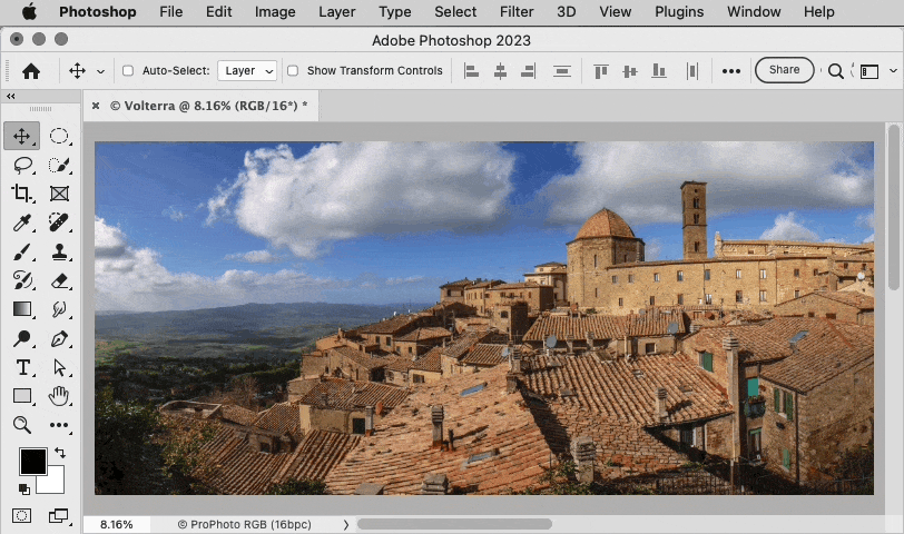 Photoshop scrubby zoom and status bar.gif