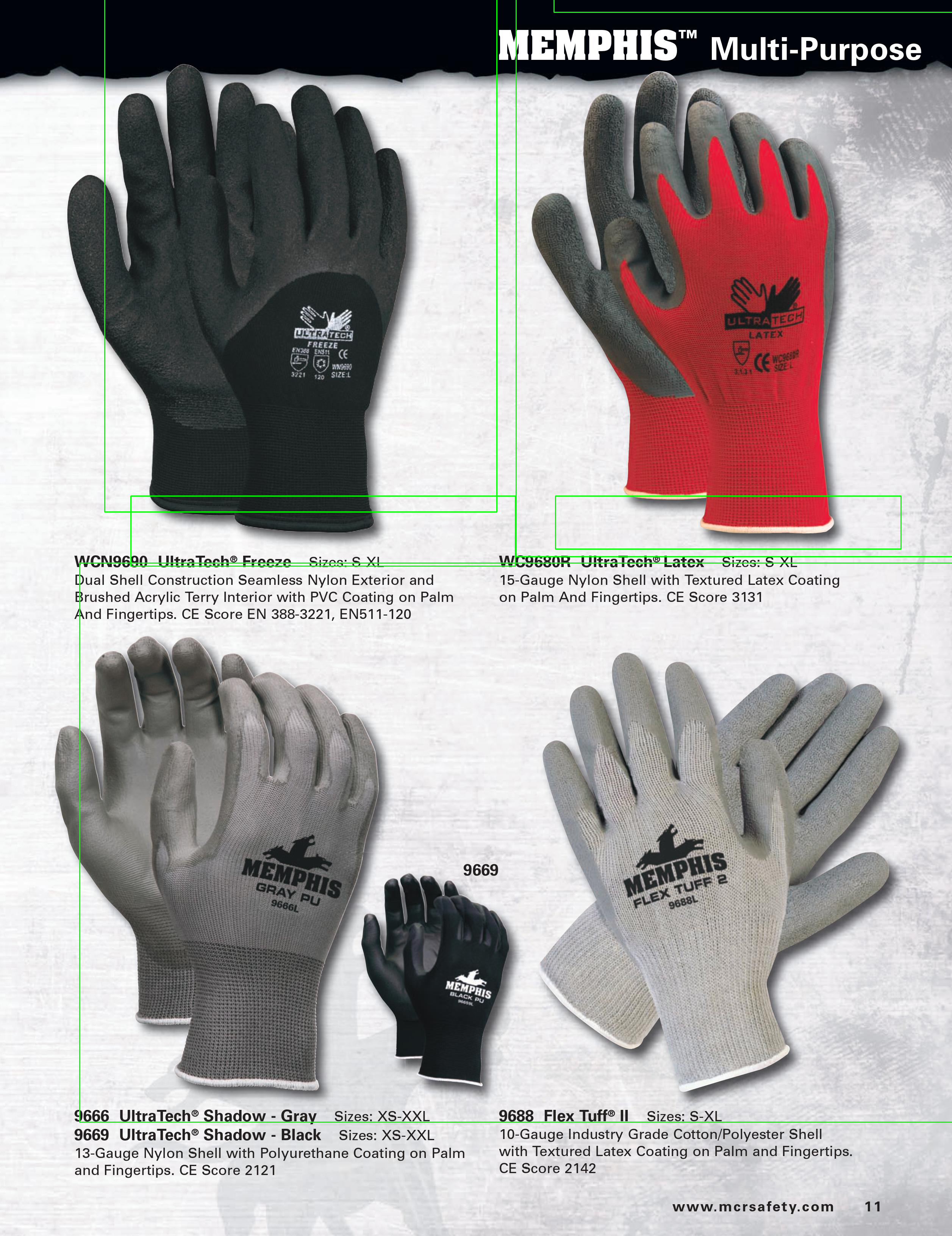 Polyurethane Coated Gloves (9669)