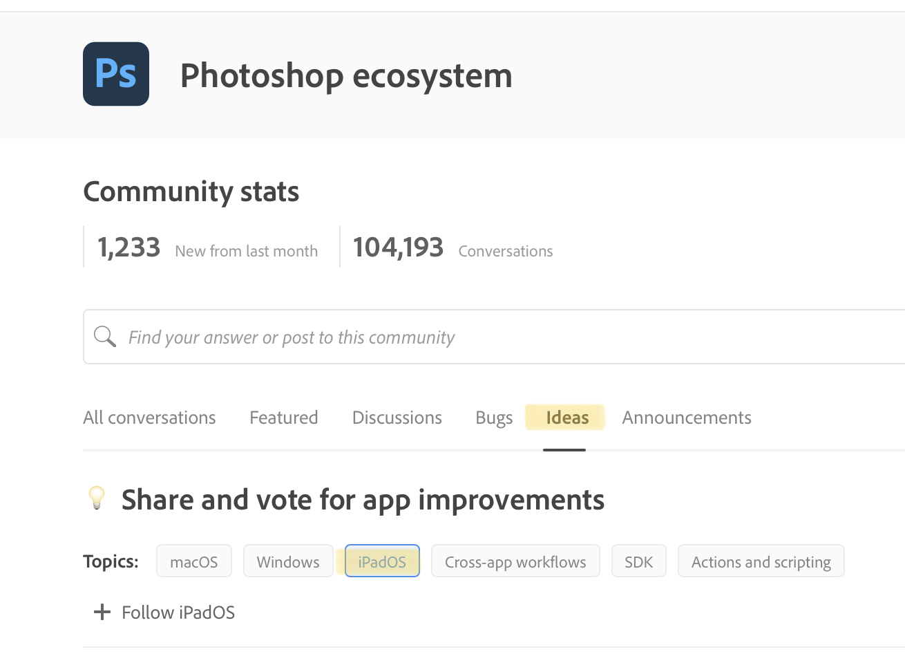 Is anyone actively developing Photoshop? Has this ... - Adobe Support ...