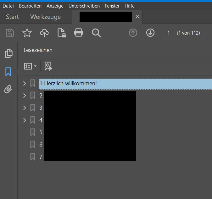 PDF bookmarks disappear from Android to Win10 Adobe Community 13720394