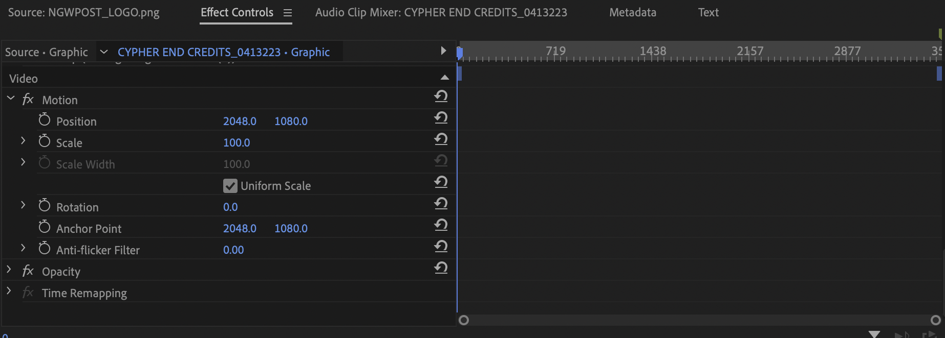 Solved Premiere Pro, Roll credits flickering/jerky Page 2 Adobe