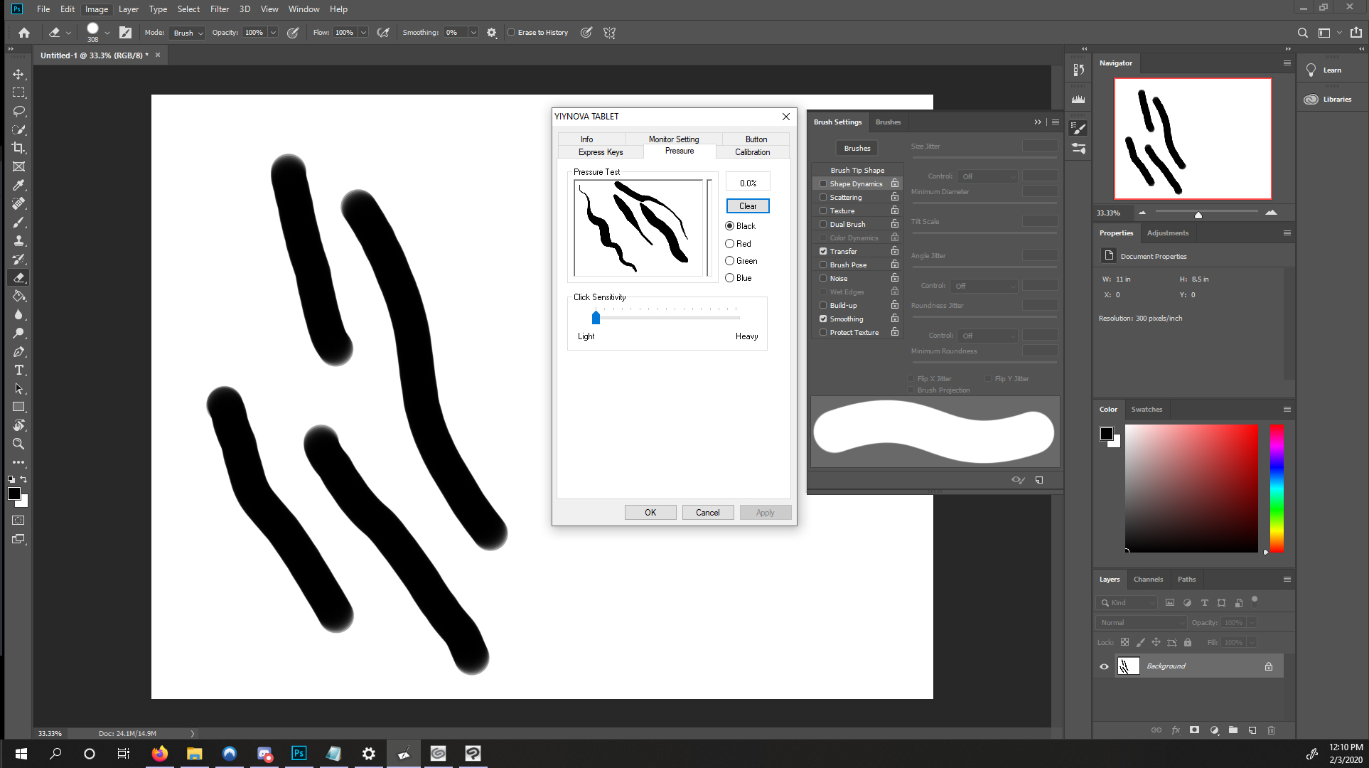 Pen Pressure Issue Photoshop 2019 - Adobe Community - 10899728