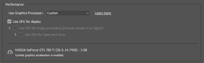 Unable To Activate GPU For Imaging Processing With... - Adobe Support ...