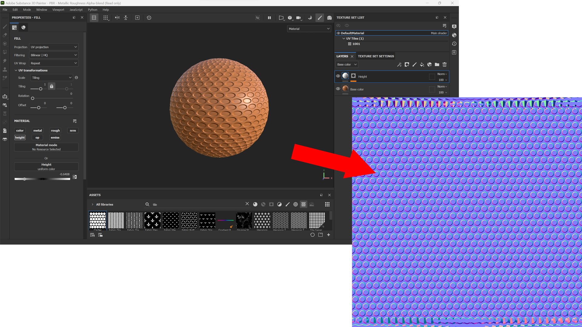 How to export only the normal texture map instead ... - Adobe Community ...