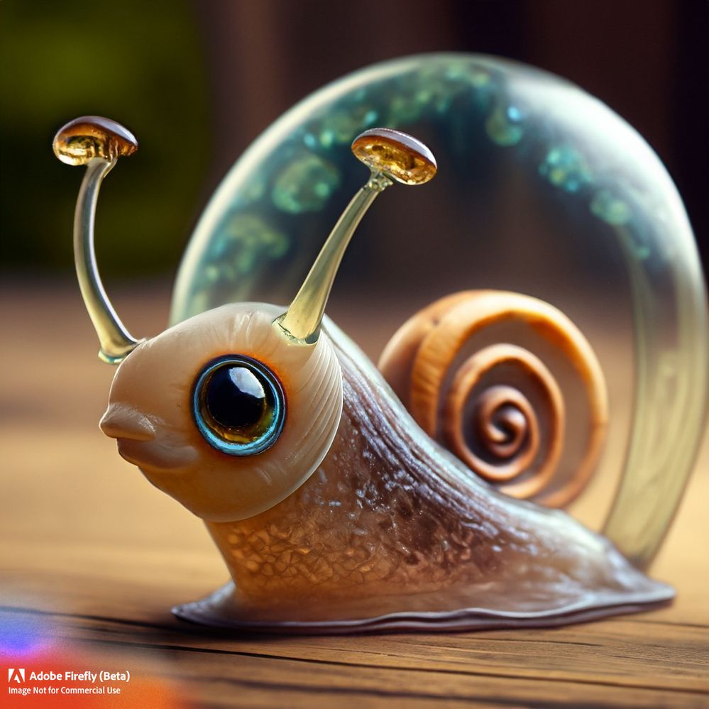 Firefly_a+cute glass snail on a wooden table_art,closeup_67780.jpg