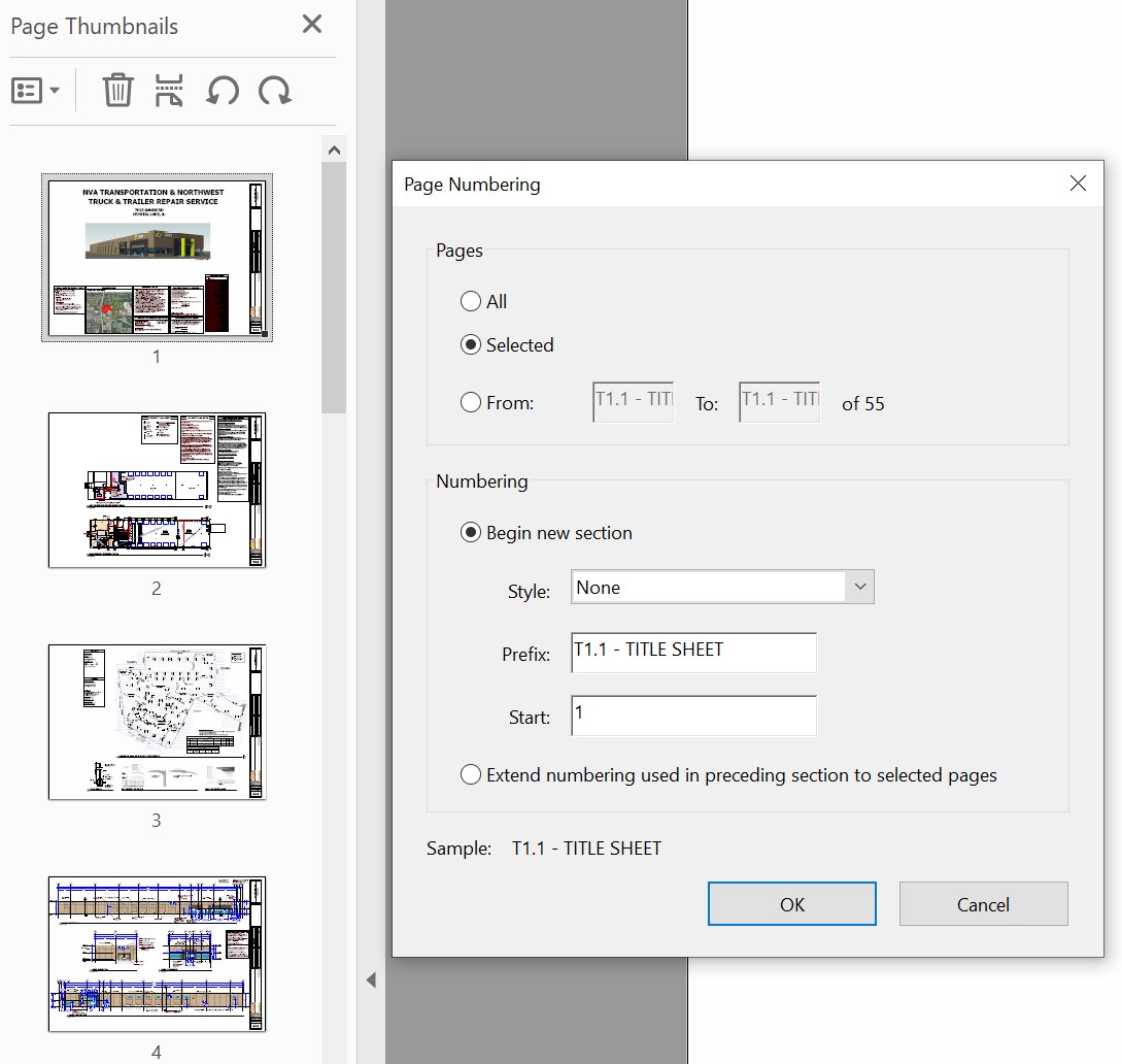 Page Thumbnail - View Page Numbers instead of Pref... - Adobe Community ...