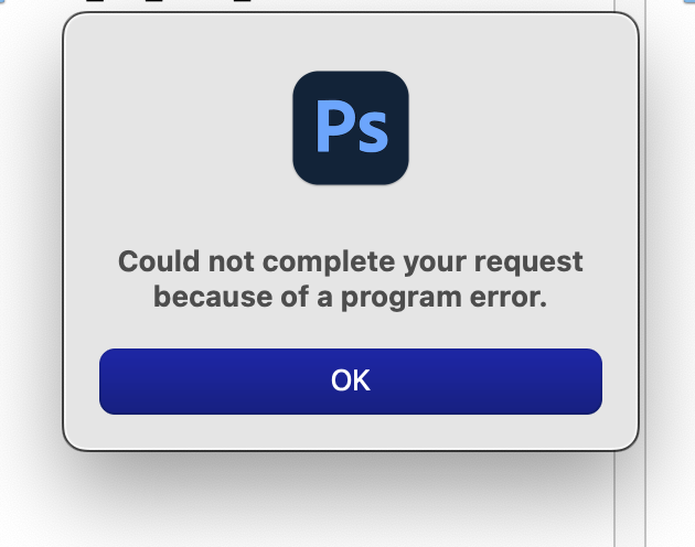 Photoshop merge program error dialog box - Adobe Community - 13758031