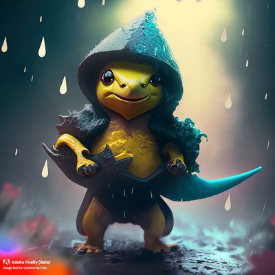 Firefly_Pokémon+Pikachu in action raini day mistery Magic_photo,neon,fantasy,misty,muted,dramatic_light,shot_from_below_88571.jpg