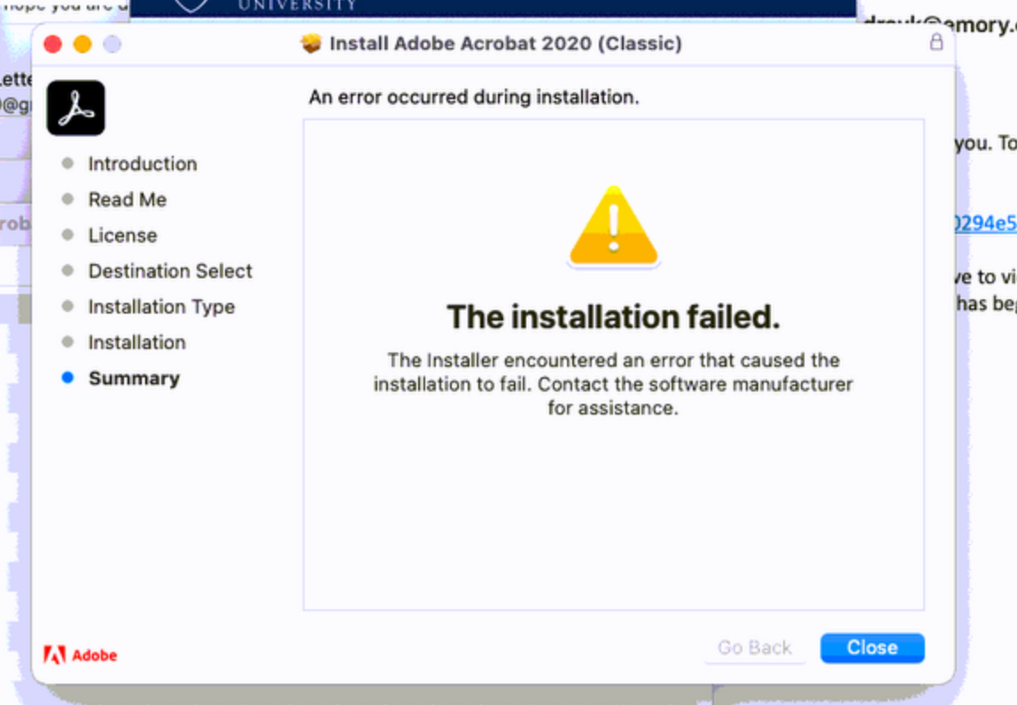 Acrobat 2020 Fails To Install On M1 Mac Running Mo... - Adobe Support ...