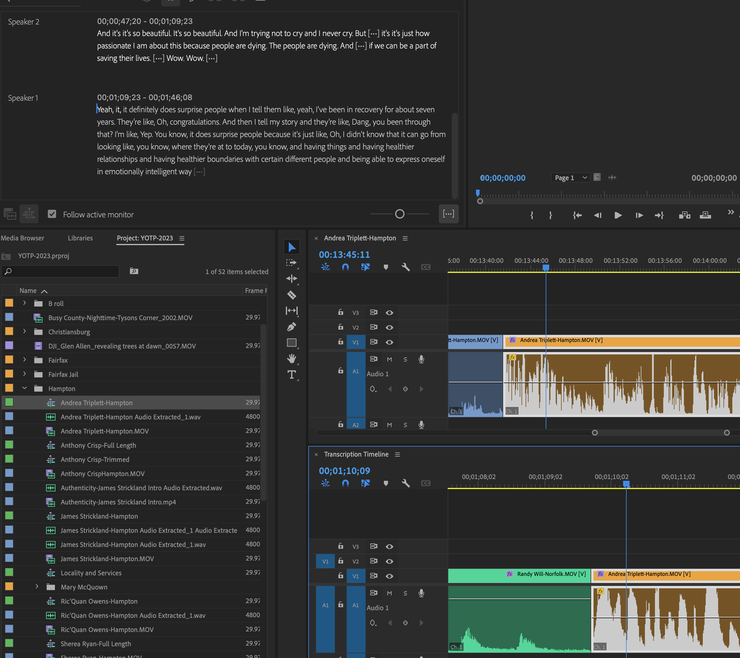 Text-based Editing best Practices for Mixing Inter... - Adobe Community ...