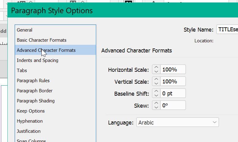 style has arabic setting Paragraph Style Options.jpg