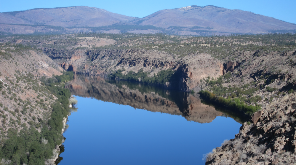 entered "river with reflections"