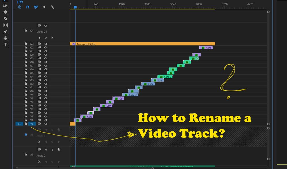 How to rename Video Track?