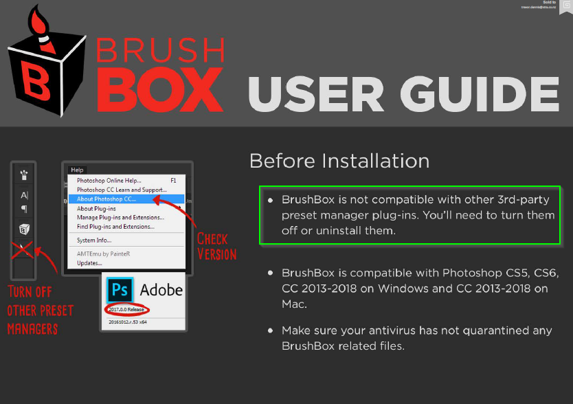 Re: Compatibility Of Photoshop Beta with Brushbox - Adobe