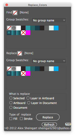 RGB document Palette - colors are matching