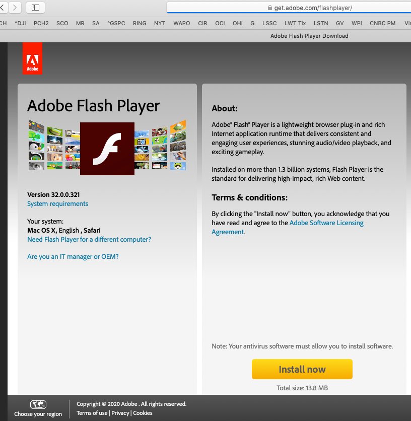 Adobe Flash Player Installer Filename Dmg