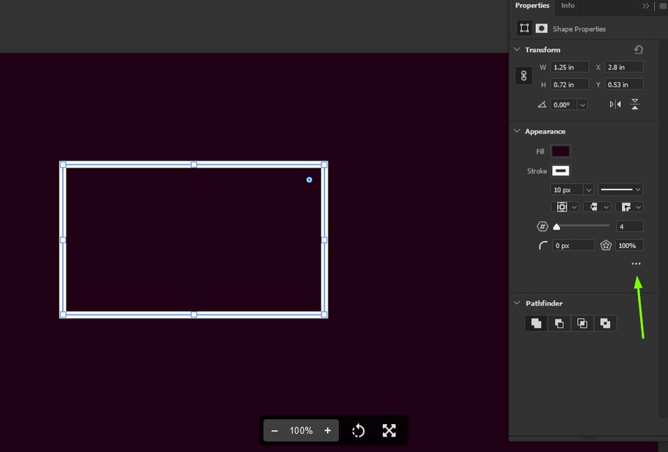 Cant Change Single Corner Radius of Shape - Adobe Community - 13855723