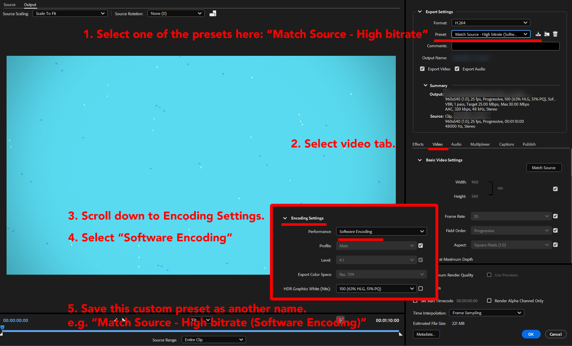 Solved: Colour changes on H.264 Adobe Media Encoder - Adobe
