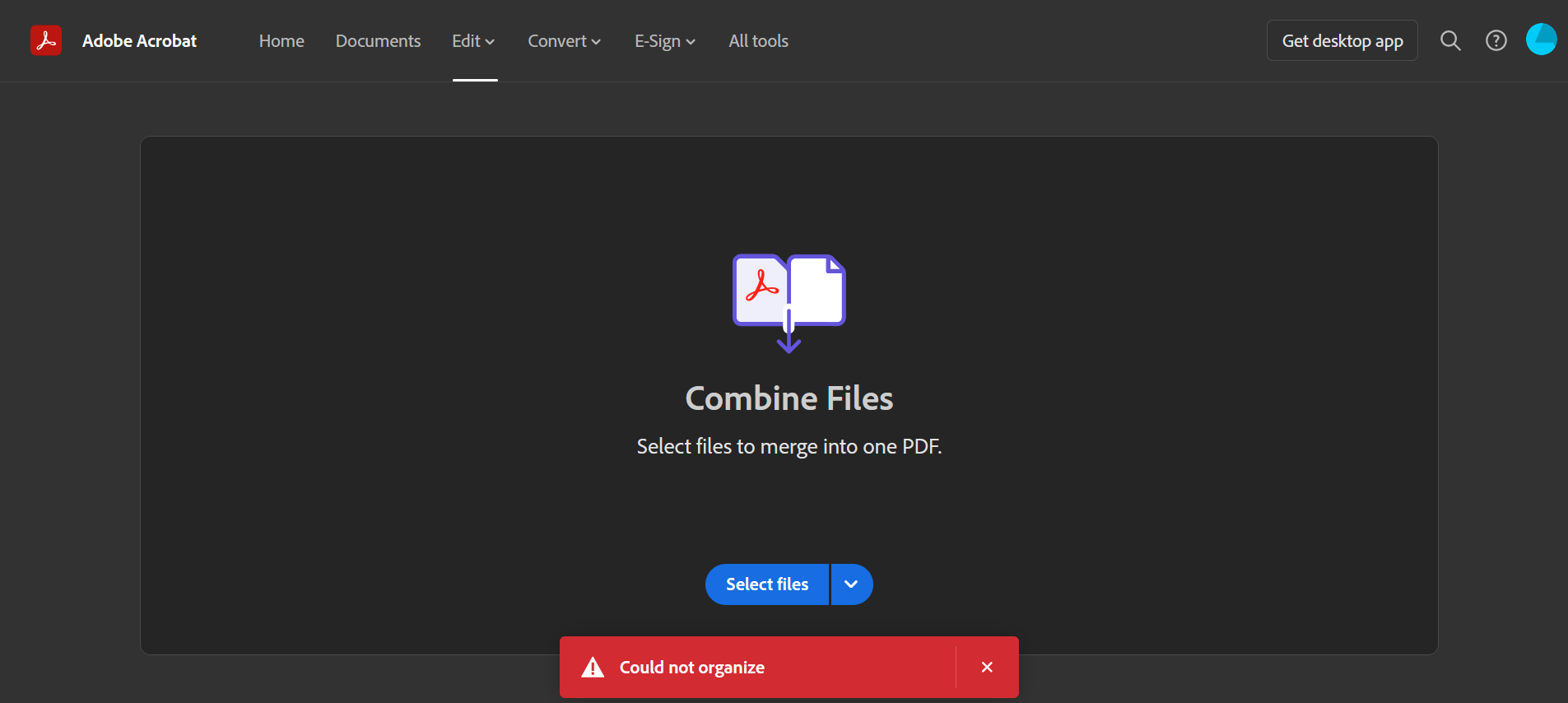 Certain PDFs won't combine Adobe Community 13904216