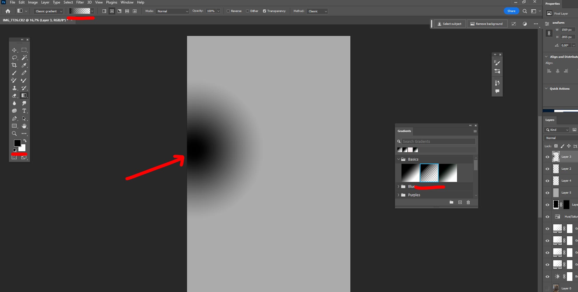 Gradient Tool Behaviour Change - Workflow Corrupti... - Adobe Community ...