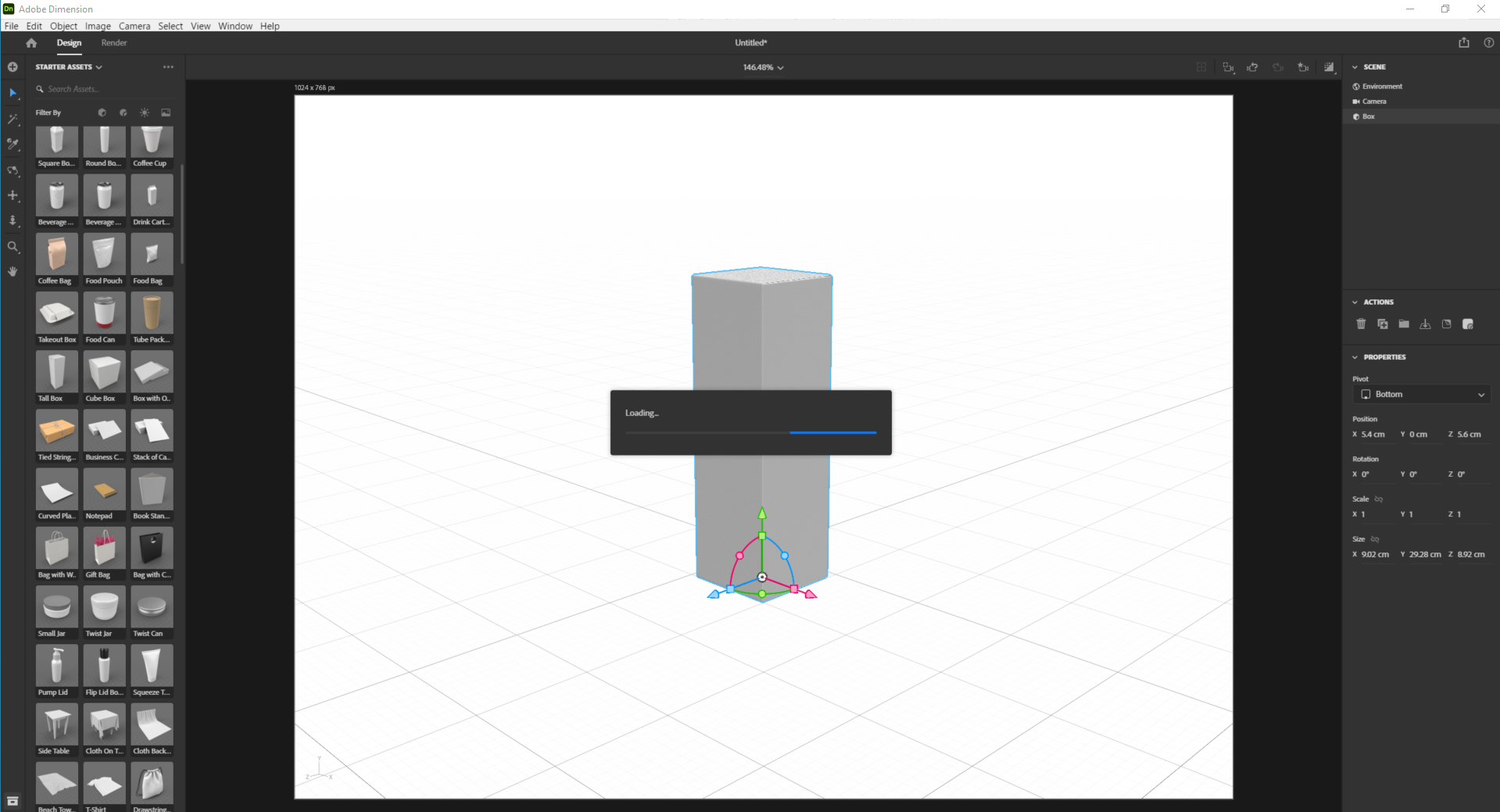 Adobe Dimension not placing decals (loading foreve... Adobe Community