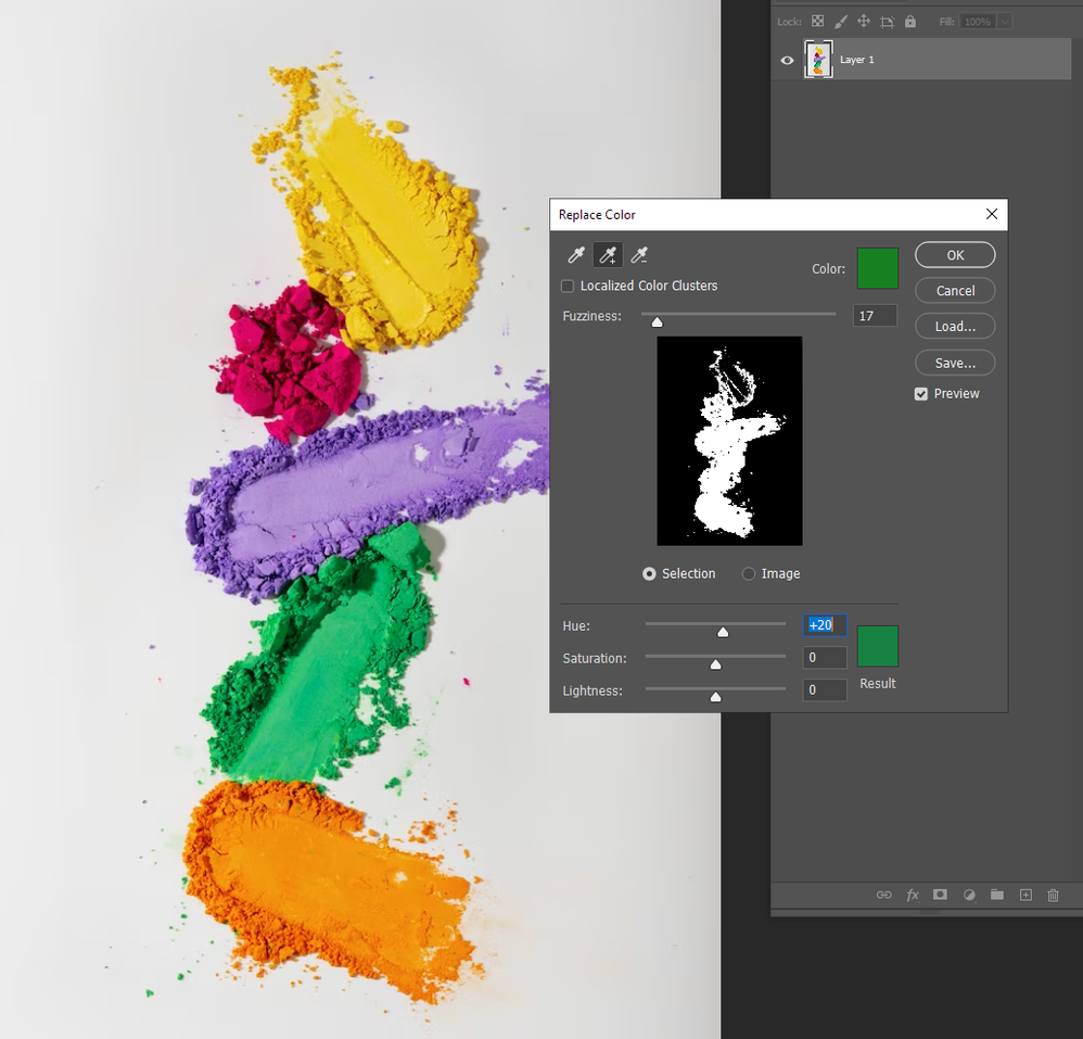 Replace Color - Make It A Smart Filter - Adobe Community - 13933337