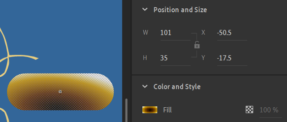 button background in editor