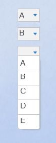 Truncated letters in the options for a matching question.
