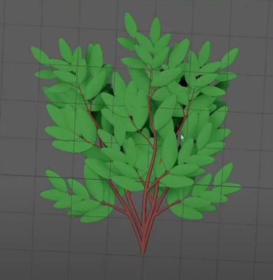 Foliage from the tutorial