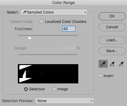 The Color Range Selection