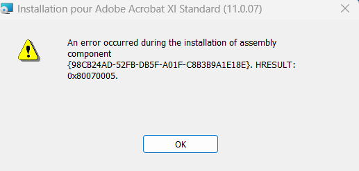 Adobe Acrobat Standard XI Windows 11 Compatibility - Adobe 