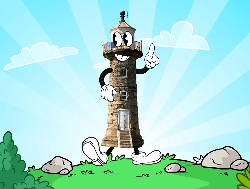 Happy little lighthouse