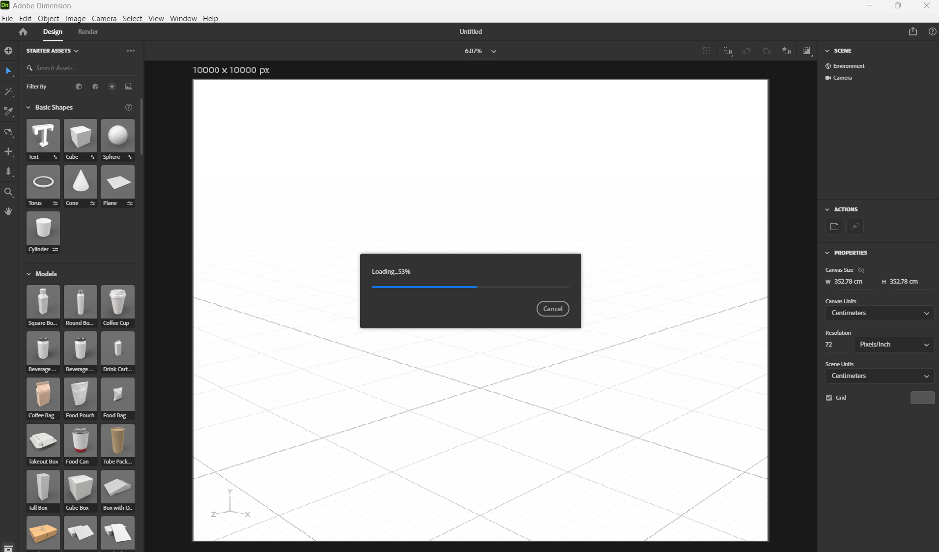 Importing obj file into dimension stopping at 50... Adobe Community