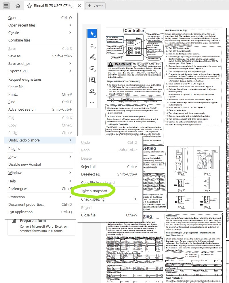 no snapshot in edit Adobe Community 14053717