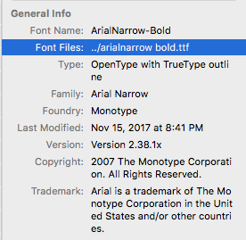 Arial Ttf Mac