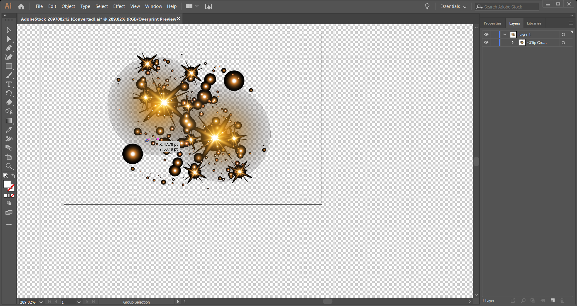 Removing transparency on stock .ai file results in... Adobe Community